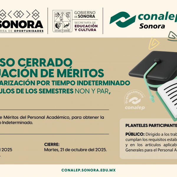 CONCURSO CERRADO DE EVALUACIÓN DE MÉRITOS PARA LA REGULARIZACIÓN POR TIEMPO INDETERMINADO PARA LOS MÓDULOS DE LOS SEMESTRES NON Y PAR, EDICIÓN 2025