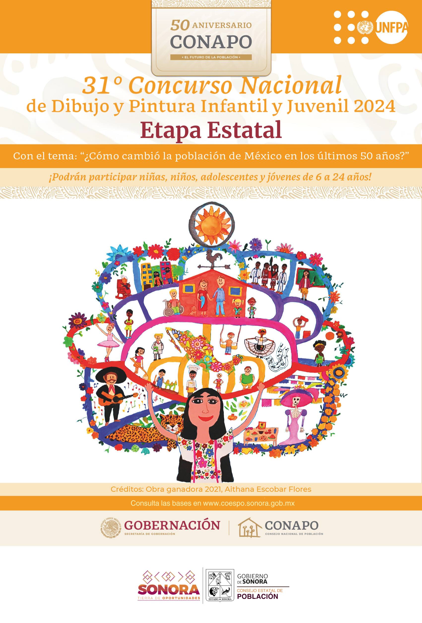 "Convocatoria del XXXI Concurso Nacional de Dibujo y Pintura Infantil y Juvenil 2024"